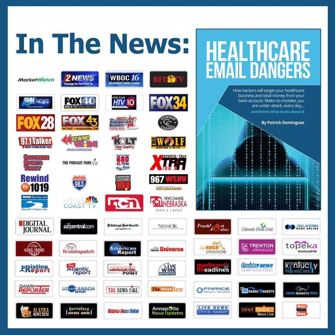 A must read for all Small Practice Doctors! healthcareemaildangers.com . Small Practice Doctors falling short with phishing scams and getting hacked. In this book you will learn cybersecurity awareness and its importance.