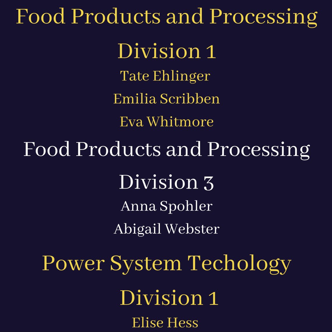 FFA_GISA's tweet photo. Congratulations to our members who will be competing April 6-8 at the state level for Agriscience fair! Good luck and again congrats! https://t.co/IAR9pnhCGW