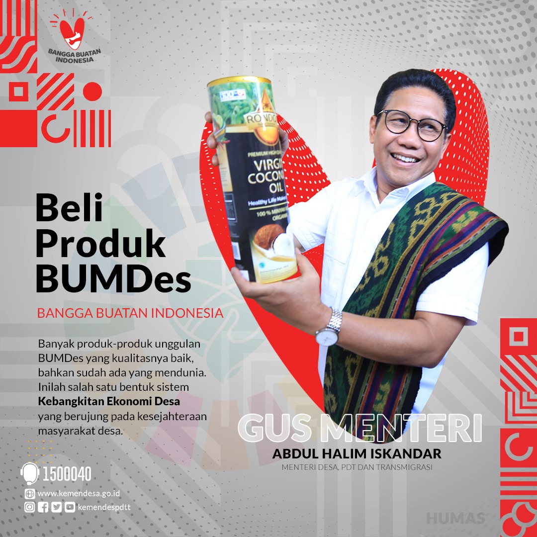 BondaAndi's tweet photo. Ayooo.... Beli Produk BUMDes Untuk Meningkatkan PAD Desa. 
@halimiskandarnu 
@imansyukri 
@malik_haramain 
@taufikmadjid71
@fachrilabalado
@yusradaridesa 
@PmdPuspen 
@tppkemendes 
@kemendespdtt 

#GusMenteri 
#YusraDariDesa 
#puspenpmd https://t.co/8WVwILrgrd