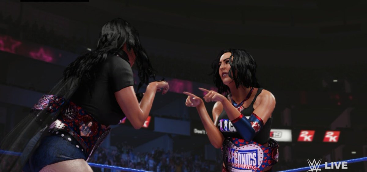 floydbanks2k26's tweet photo. The #IIconicDuo of the #FourHorsewomen.
#WomensTagTeamChampion
@BillieKayWWE & @PeytonRoyceWWE,
#TheIIconics
With custom-made #Austrailia based #WomensTagTitles gifted by Charlotte
#XBoxShare #WWE2K19 #CAC #UniversalMode #FantasyBooking #FourHorseWomenSaga
#WWE2K19 #XBoxShare https://t.co/a53jN4CV1E