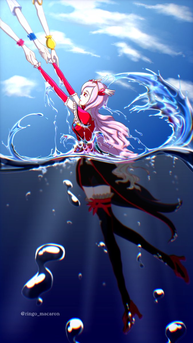 洗礼』 #キュアパッション #イース様 #フレッシュプリキュア #イラスト