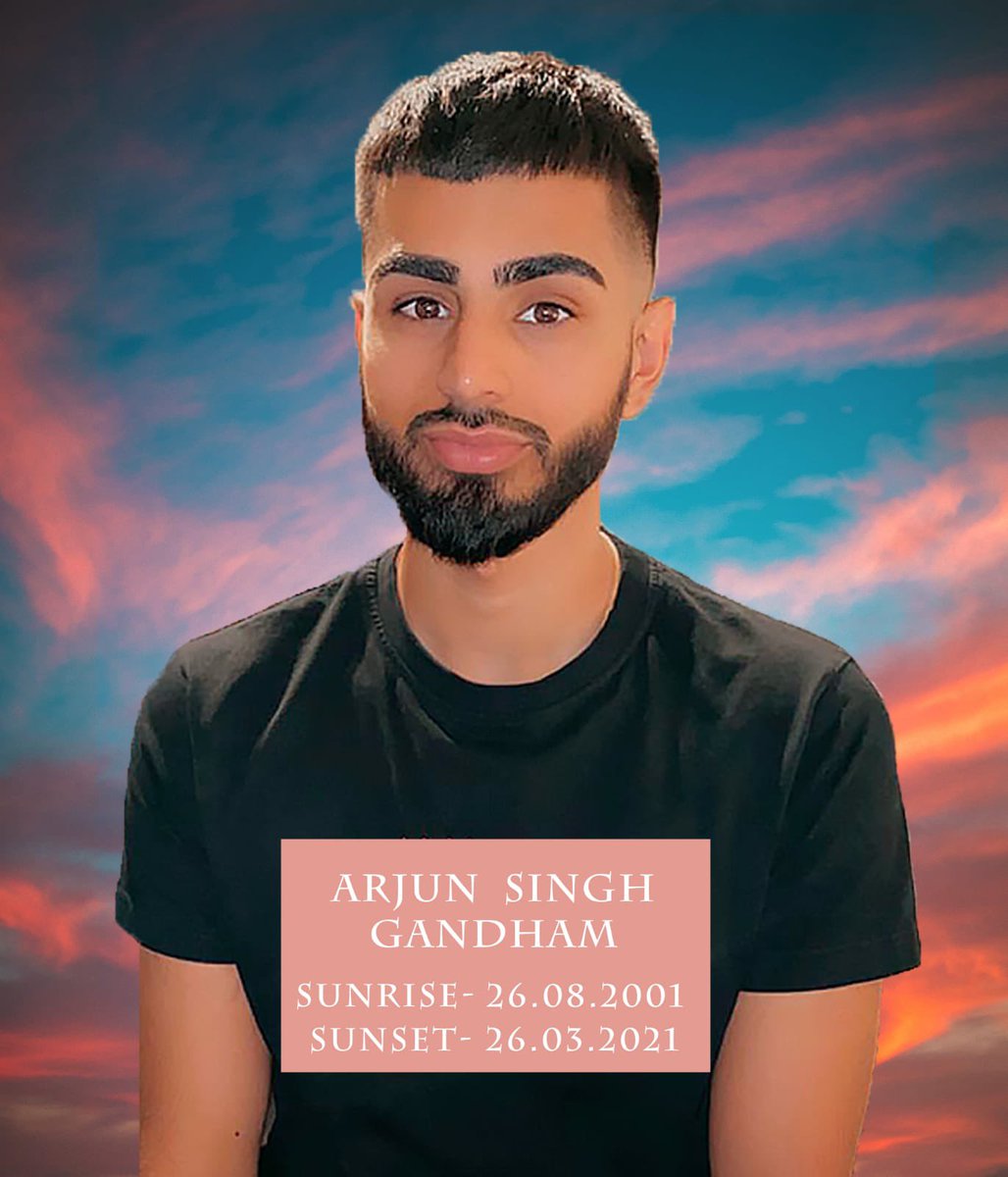 sonnxshine's tweet photo. My baby brother, please visit me in my dreams. We’ll never know why Waheguru needed another soul. But we’ll always know this much. You, Arjun Singh Gandham, were always too good for this world. Rest in eternal peace. I love you so much Arj ♥️ https://t.co/zkG0hMw4ch