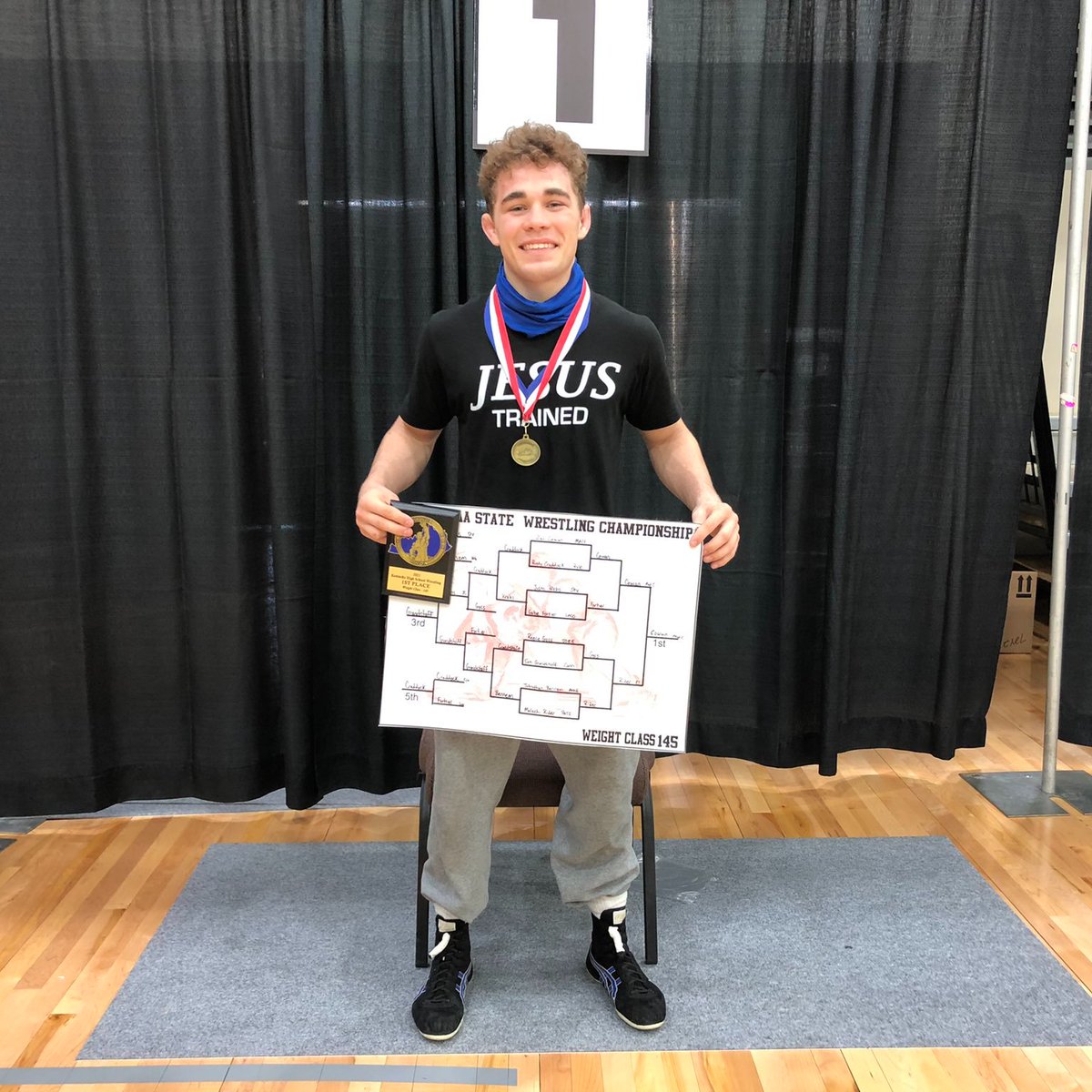HIGH SCHOOL WRESTLING
Madison Central senior Zach Cowan claimed the state title in the 145 pound weight class on Saturday in Winchester
He is just the second wrestler from Madison County to win a state title - Thomas Deck
He finished the season with a 39-0 record
<a href="/m_cwrestling/">MCwrestling</a>
