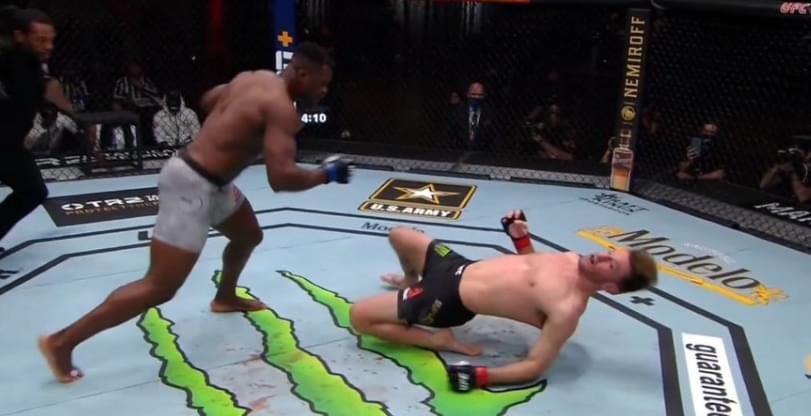 naijajoke's tweet photo. #FrancisNgannou killed this man. My gawd #UFC260 https://t.co/E6j1tPgqcm