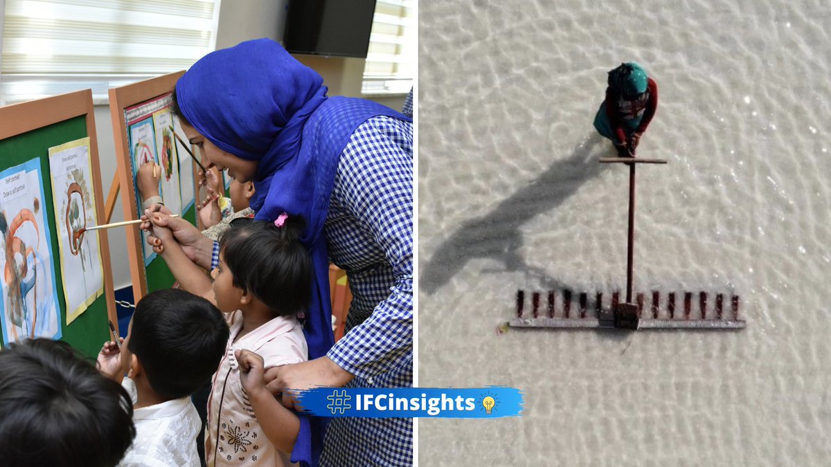 IFC_AsiaPacific's tweet photo. From childcare 🚼 to salt farming 🧂. The latest issue of #IFCinsights covers some of the private sector solutions that are making a difference in people’s lives. Want to find out more? Tap &amp; learn 👉 https://t.co/0DlJPY7W2a https://t.co/dXVvSxIohq