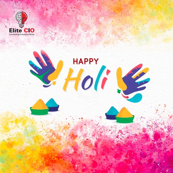 elitecio's tweet photo. A very Happy and Auspicious Holi. Elite CIO Council pray that Bhagwan Vishnu burns all problems in your life like Holika and you may escape unscathed like Bhakt Prahalad, and also for you all to lead a life full of different and happy colours. Play safely in COVID. #Holi2021 https://t.co/LsubpYF5rr