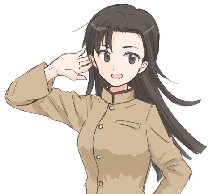 西サン
知波単の制服すき 