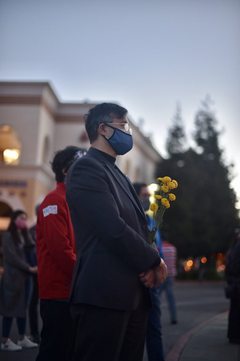 SupOttoLee's tweet photo. #StopAsianHate #StopAAPIHate vigil in #SanJose https://t.co/48kLmeLQ7M