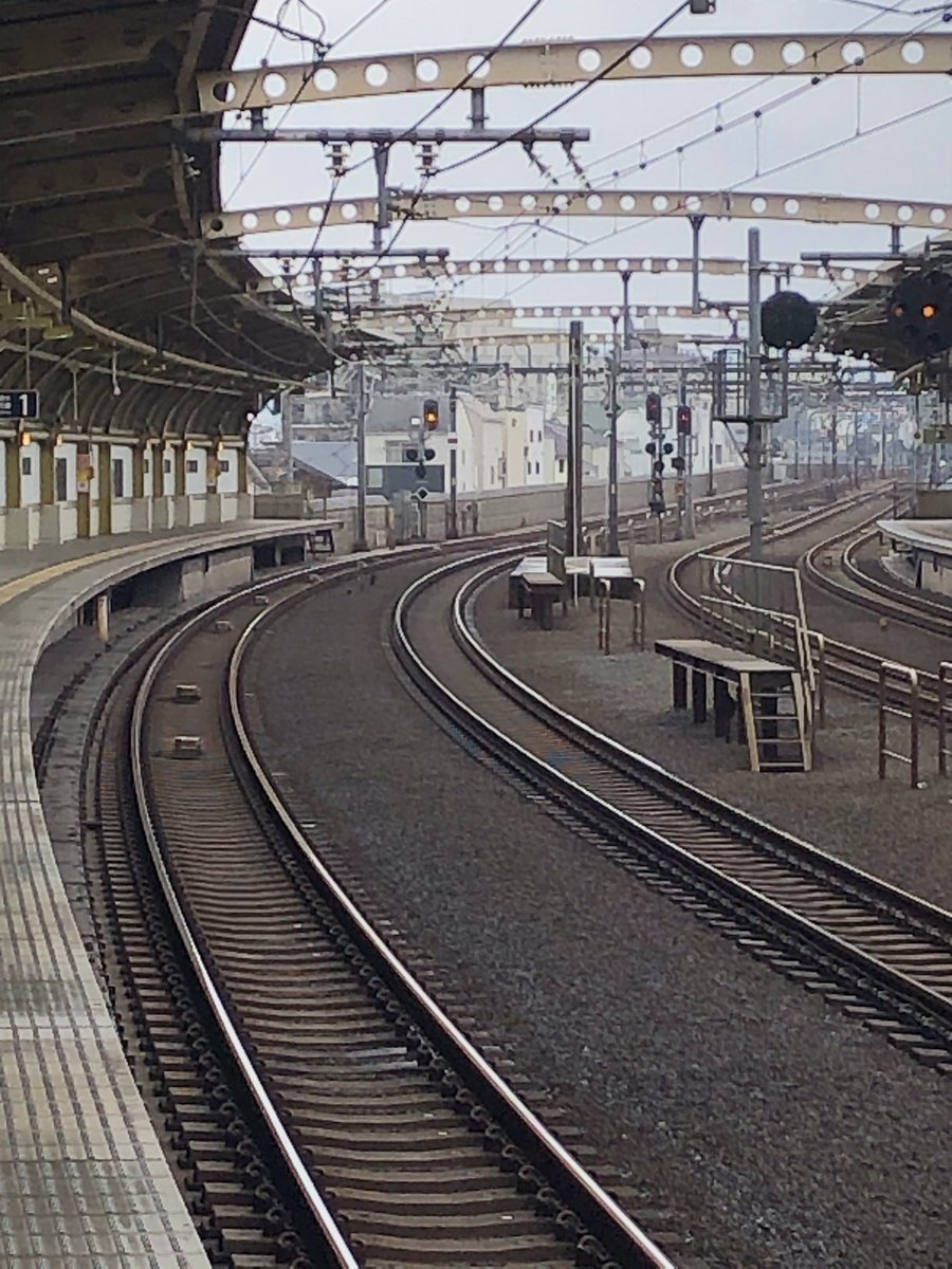 104hero2010's tweet photo. 小田急線の豪徳寺駅のホームも中々いいカーブ！しかも、ホームも線路も広い！いいカーブにいいホーム！「ホーム鉄」ってジャンルはあるのかなあ？笑

#カーブ　#いいカーブ　#いいホーム　#小田急線　#豪徳寺駅
#Goodcurve
#Goodplatform https://t.co/gM4xmD3pSq