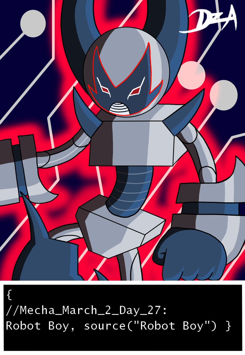 ZachmanRockfan's tweet photo. Mecha March 2 Day 27: Robot Boy

I miss this show. It was so good. I love Robot Boy's design.

#MechaMarch2 #drawingchallenge #digitalart #digitaldrawing #robot #robotboy #ArtistOnTwitter https://t.co/MhfIT6itPh