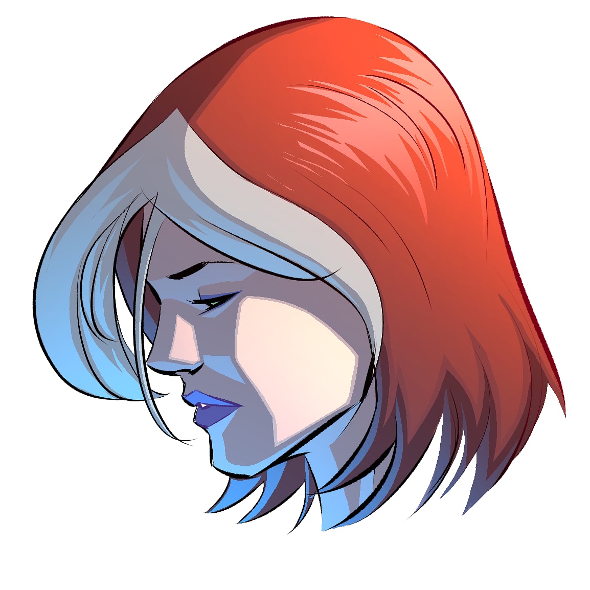 Did this #Rogue sketch while taking a break from interiors.

#xmen #xmenevolution #evolution #animatedseries #marvel #comics #comicbooks #sketch #headshot #illustration #artwork