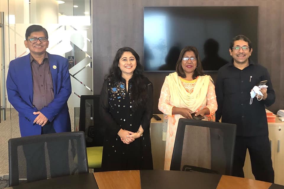 future4women's tweet photo. As we launch our brand new project 'Skills for Work' in partnership with @COL4D and Ministry of Commerce we are also delighted to meet our colleagues at the ICT Division of Ministry of Post, Telecommunication and &amp; IT.  More in comment- https://t.co/vLimwN1xaN