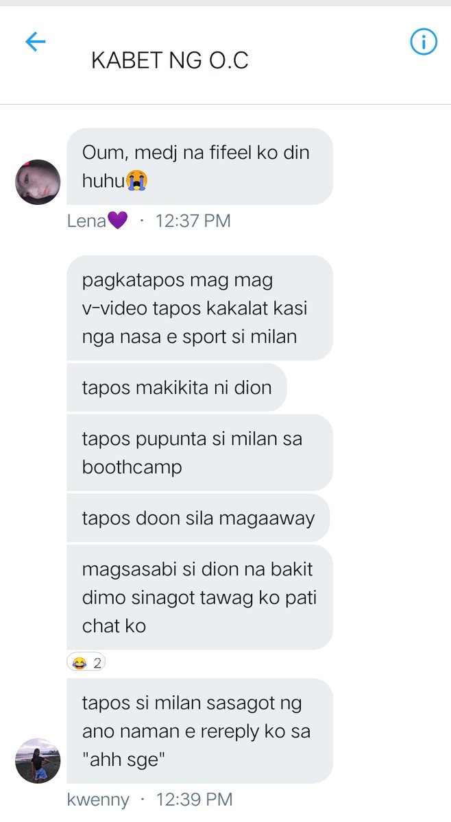 haizsdumps's tweet photo. Nahiya na si kwenny sa kalat(s) namin nila @LenaCazzandra kaya gumawa gdm hahahha kuya @Reynald_20 nagbabakasali si @sparklybij na mabigyan ng medal sa theory niyaa hahahha.
#HunterOnline
#HO77
#AdmitAndRealize https://t.co/6cHItGvFpH
