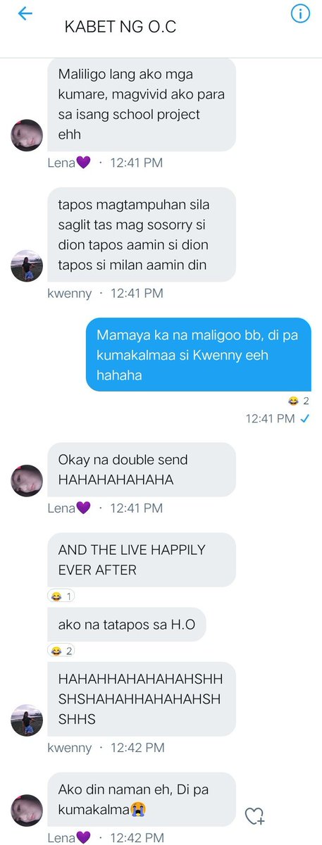 haizsdumps's tweet photo. Nahiya na si kwenny sa kalat(s) namin nila @LenaCazzandra kaya gumawa gdm hahahha kuya @Reynald_20 nagbabakasali si @sparklybij na mabigyan ng medal sa theory niyaa hahahha.
#HunterOnline
#HO77
#AdmitAndRealize https://t.co/6cHItGvFpH