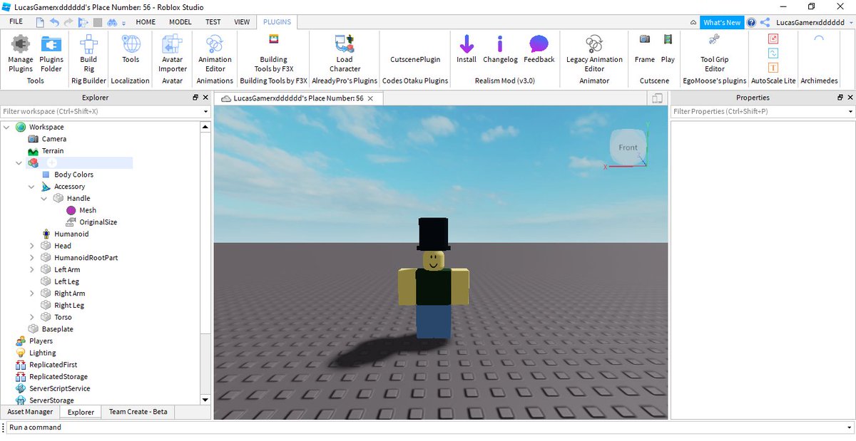 Lucas123 On Twitter Robloxugc Roblox Robloxdev Look Ay My Ugc Hat Does It Look Good Creator Lucasgamerxdddddd - cutscene editor roblox