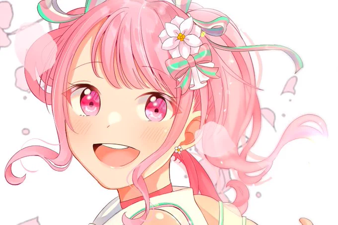新衣装可愛い☺️

 #さくらの日  #バンドリ 
