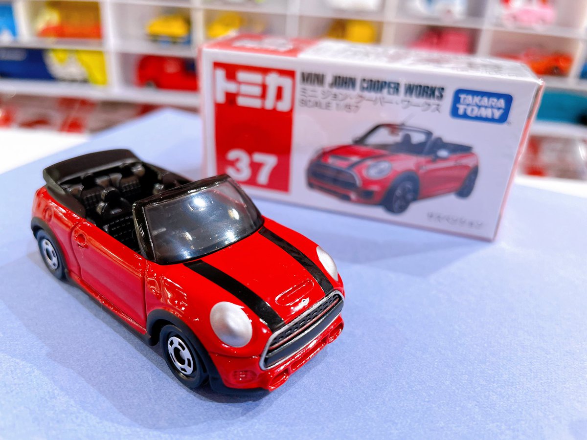 PmartShop's tweet photo. ミニジョン・クーパー・ワークス🚘愛らしい♫

#minicooper #mini #ミニクーパー #トミカ #トミカショップ#トミカ好き https://t.co/3OwKfo8qEI