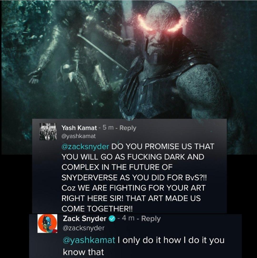 RealAditya7's tweet photo. Boss ♥️ 

#RestoreTheSnyderVerse
@ZackSnyder @hbomax @ATT https://t.co/fAsvgi6sru