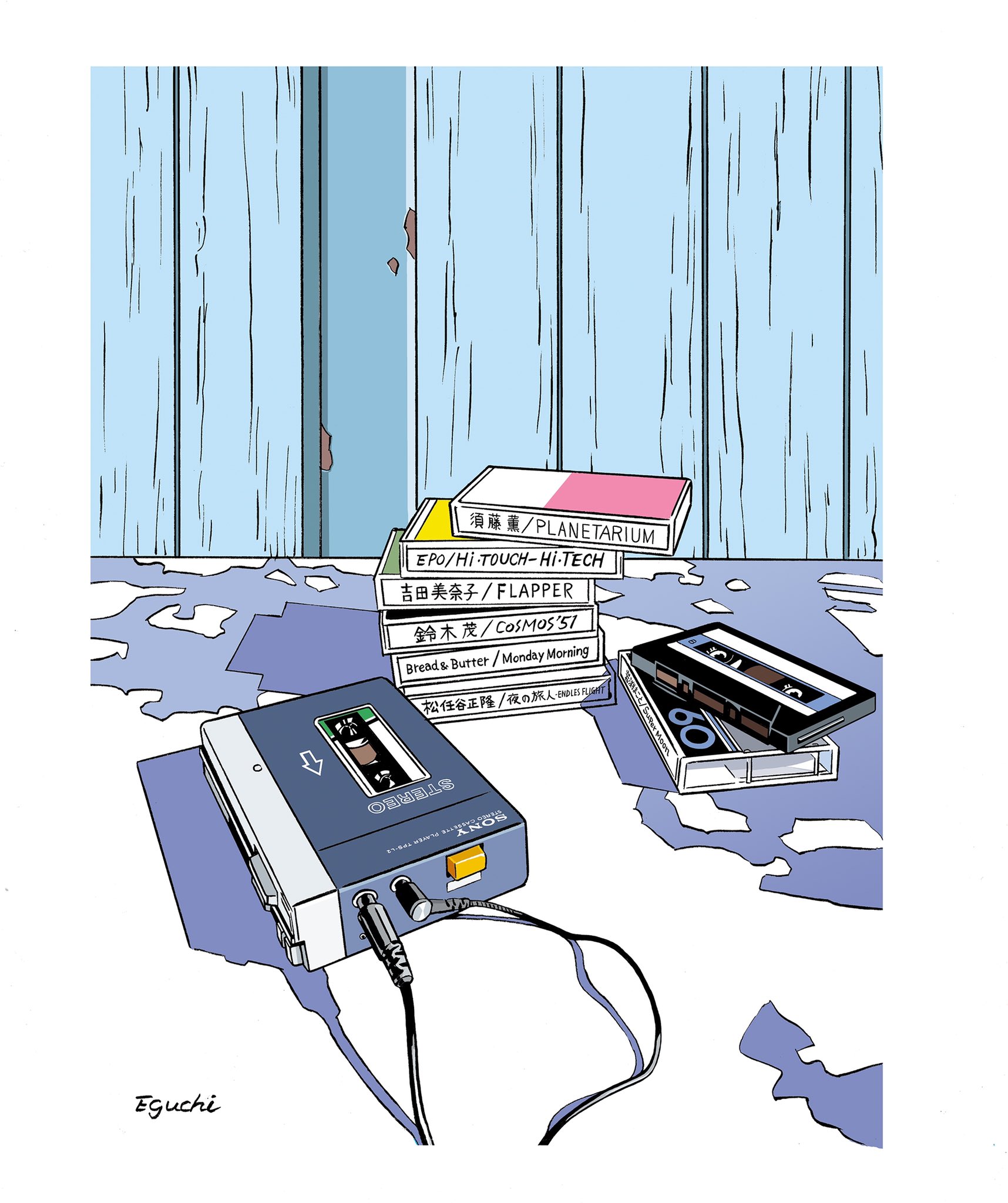 江口寿史 1979年発売と同時に買ったsonyウォークマン初号機 キレイな状態のままずっと死んでいたのだが さるエキスパートの方々の手によってこのほど見事に蘇りました 完動です 当時作っていたマイテープもあの頃のままに聴けます 感動です T 江口寿史 1979年発売と同時に買ったsonyウォークマン初号機 キレイな状態のままずっと死んでいたのだが さるエキスパートの方々の手によってこのほど見事に蘇りました 完動です 当時作っていたマイテープもあの頃のままに聴けます 感動です T