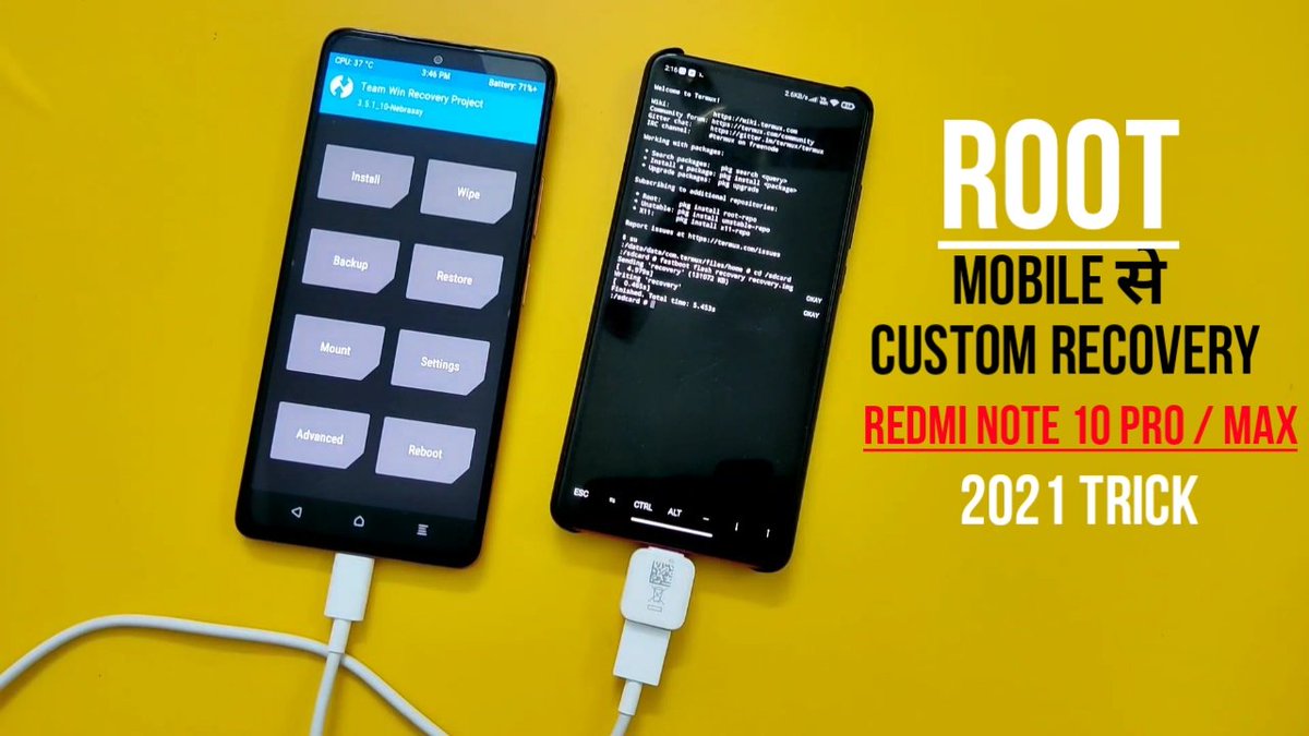 OnlyTalk_yt's tweet photo. https://t.co/nAnF7Bbmqo
Ab mobile se hoga root aur Custom Recovery #twrp flash wo bhi without pc ❤️ #AndroidTrick #RedmiNote10Series #RedmiNote10Pro #RedmiNote10ProMax https://t.co/HoGQ7J2eMW