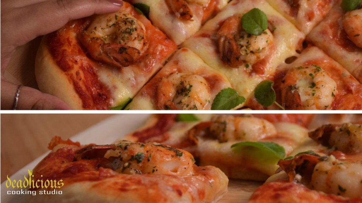 Shrimp Pizza

Source: Deadlicious 
#follow me on insta @imahajabinn
Get The Recipe Here - youtube.com/DeadliciousCoo…
#pizza #pizzarecipe #shrimppizza #shrimprecipe #shrimp #recipe #food #recipes #cooking #deadlicious