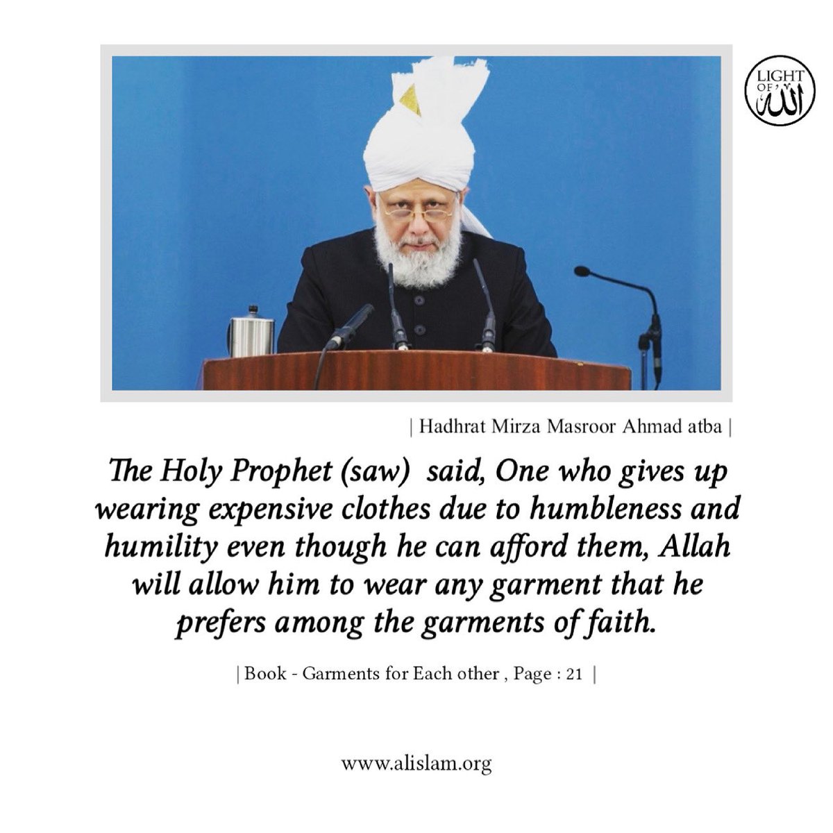 LightofAllah_'s tweet photo. Salat is the key to solving problems.

-The Promised Messiah AS 💫
Malfuzat vol 3. Pg. 589

https://t.co/12BvW8tO75 https://t.co/nK4Aa7zXB3