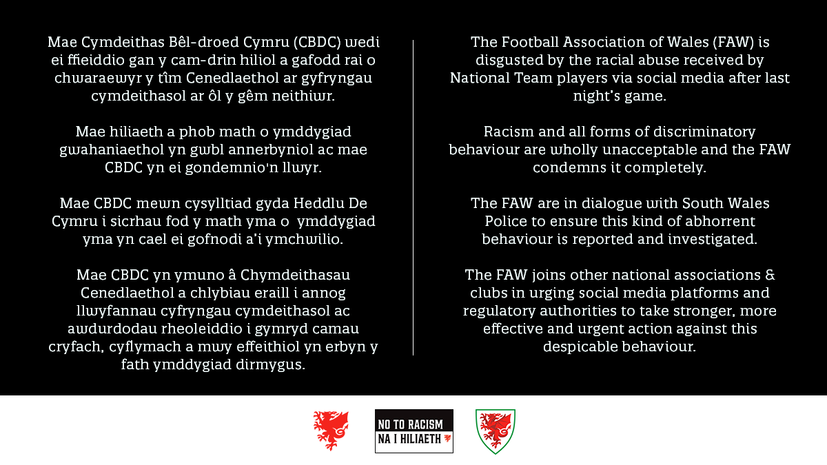 Na I Hiliaeth. No To Racism.

@Facebook <a href="/instagram/">Instagram</a> @Twitter 

#TogetherStronger