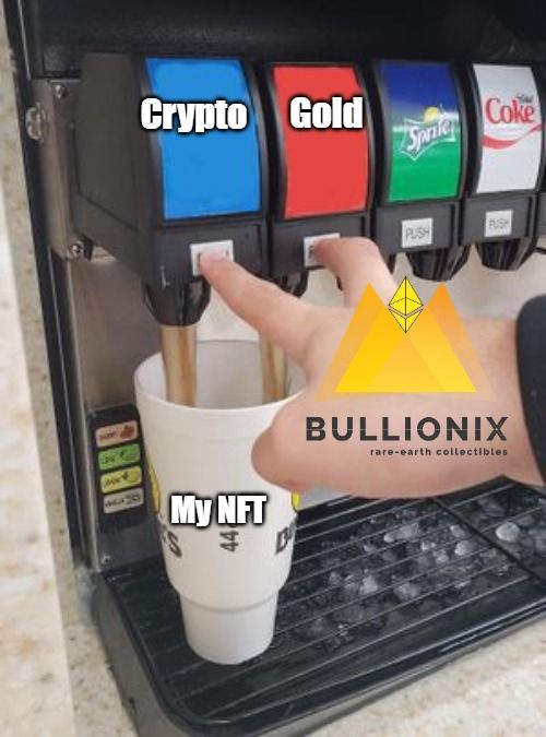 #Bullionix are ultra rare NFTs with intrinsic, completely on-chain value.

Each is staked with specific amounts of $DGX gold tokens and designed by some of the most OG of all crypto artists. 

But you already knew that.
