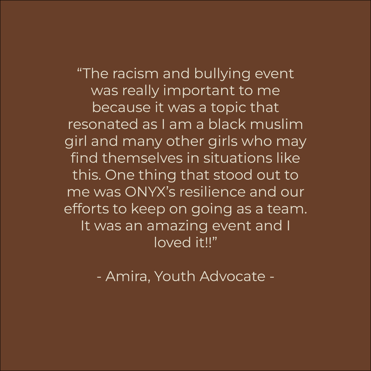 We're so happy with how our racism and bullying event went, we wanted to share some of the feedback we got from our young people hosting and attending ✨ 
#onyxpowerofyouth #racism #bullying #racism #communitylotteryfund #socialenterpriseuk #communityfund #youthengagement