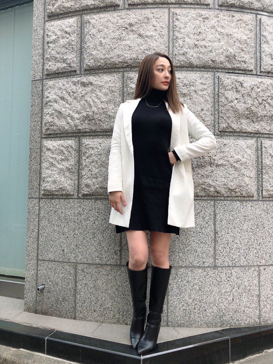 pyonyuna_K's tweet image. やばい。1ヶ月以上更新してなかった。笑
昨日のmonotonecode🖤🤍
#monotonecode #outfitoftheday