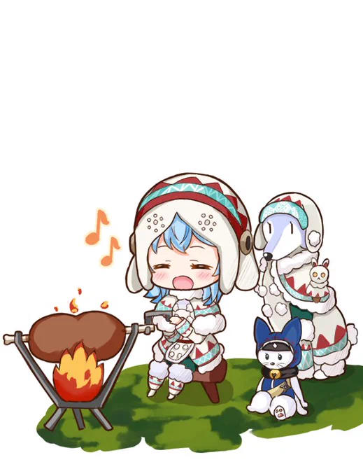 ラミィちゃんのモンハン配信これからも楽しみ☺️

#LamyArt 