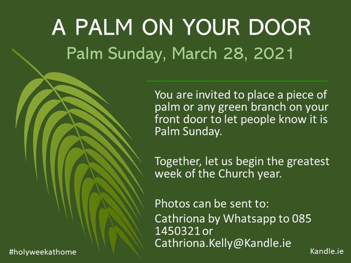 SMESecondary's tweet image. Today is Palm Sunday which marks the start of Holy Week. 🙏 🌱🌿☘ 🌳 @JP2Award @KandLeYouth @BishopDNulty @KANDLEi #HolyWeekAtHome #PalmSunday