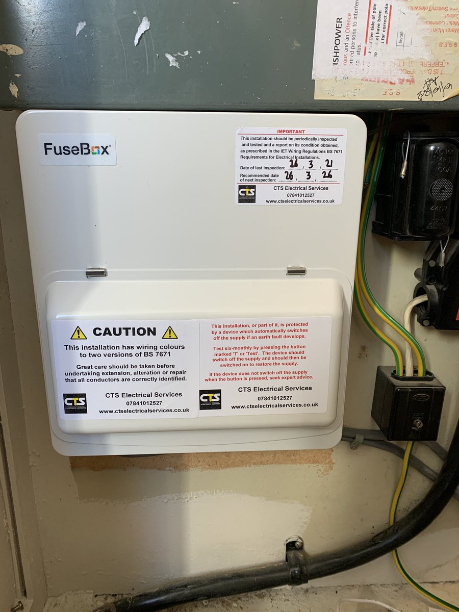cts_electrical's tweet photo. Some recent works carried out #eicr #electrician https://t.co/6AXBoaElBz