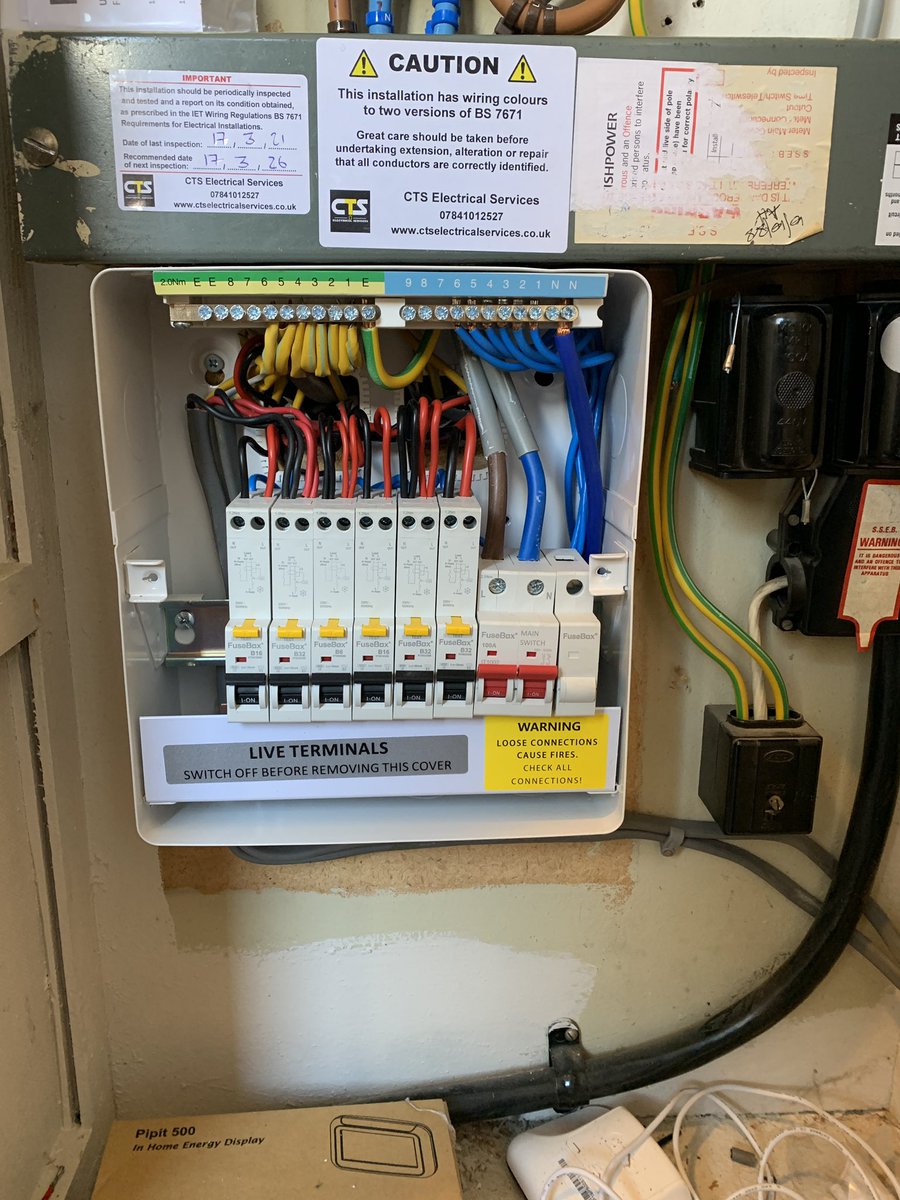 cts_electrical's tweet photo. Some recent works carried out #eicr #electrician https://t.co/6AXBoaElBz