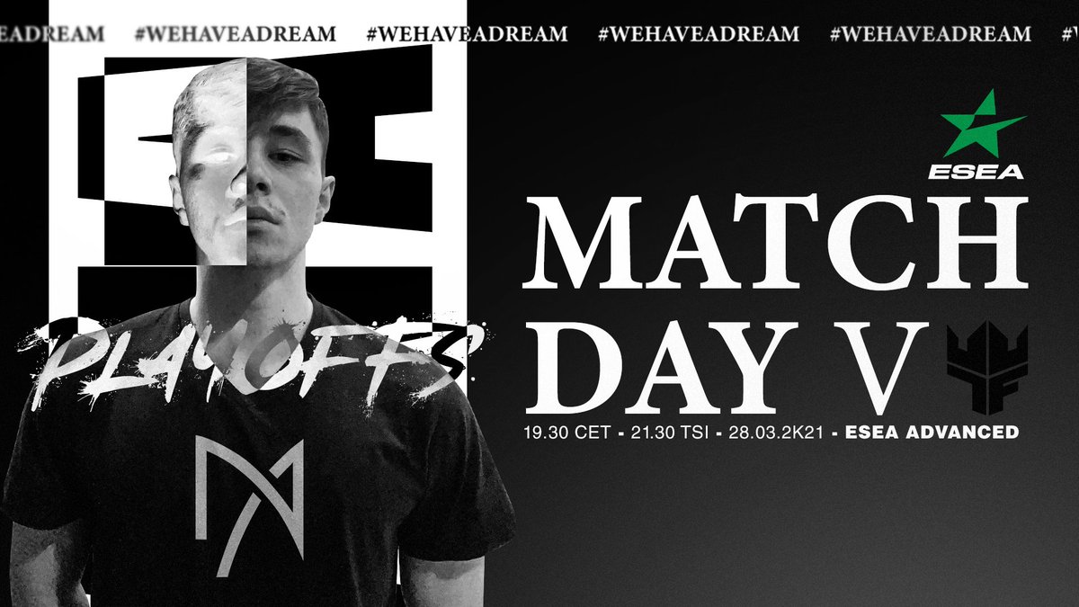 #CSGO 
Bu akşam saat 21:30 da ESEA Advanced Playoff LB ikinci maçımızda @Finest_IL ile karşılacağız. GLHF!
#MNA #wehaveadream
⏰CET 19:30 | GMT+3 21:30
🆚Team Finest🇮🇱
📺<a href="/rootthegamer/">Özgür 'root' Alagül</a> sunumuyla: twitch.tv/rootthegamer