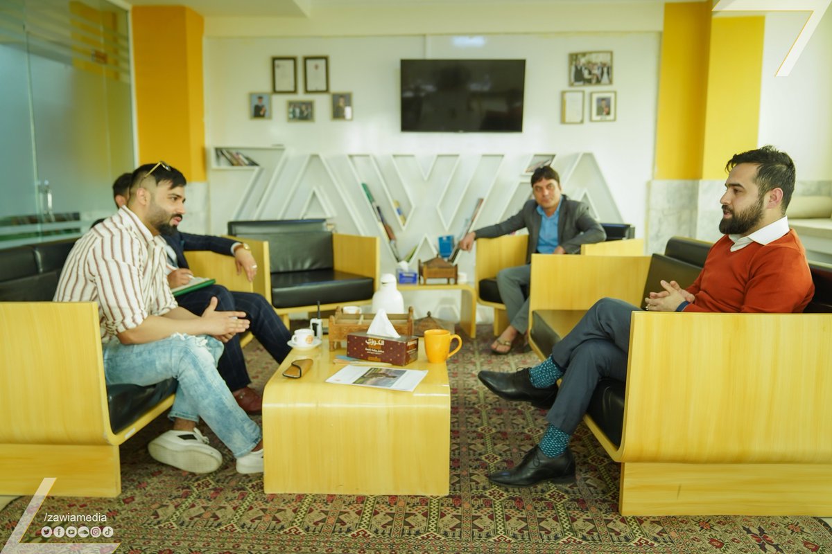 ZawiaMedia's tweet photo. Hamayoon Shams Khan, one of #Afghanistan’s most talented actors who recently worked in the bollywood film #Torbaaz visited #ZAWIA. Mr. Shams Khan extended his assistance, and both sides agreed on mutual cooperation. 

Stay tuned for more!

@HumayoonShamsKh https://t.co/c7QuLdxA9e