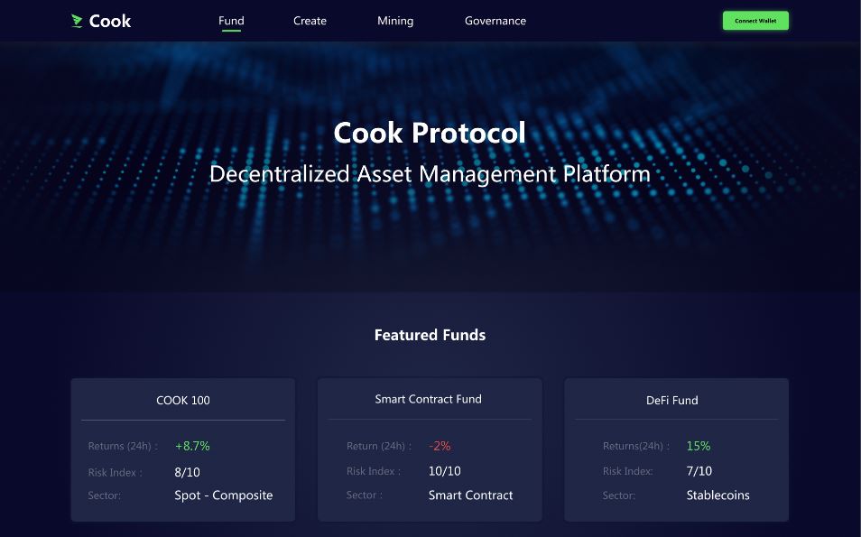 Shane88769758's tweet photo. #BSCPAD #Cook ✈️✈️🌊
Cook Protocol is a completely decentralized cross-chain asset management platform built for investors and professional asset managers to unlock an entirely new universe of DeFi innovations.

Will be conducting IDO with $BSCPAD https://t.co/4SMUPIrMSD
