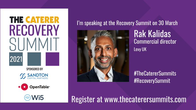 Join Rak Kalidas, Commercial Director, on 30 March for The Caterer's #TheCatererSummits #RecoverySummit. 

Rak will be talking about rebuilding business after lockdown and bringing hospitality back to life. 

Register here: bit.ly/2NtyOMw
