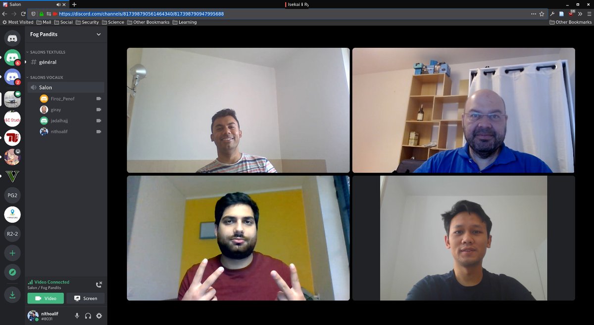 gpierre_ur1's tweet photo. The pressure is increasing at the #HackTheFog #fogcomputing hackathon! All our participants are working hard to deliver the best possible fog applications.

The winning apps will be presented live during the closing ceremony tonight at 6pm CEST: https://t.co/CYg65KkXTz https://t.co/Sva0KU65UN