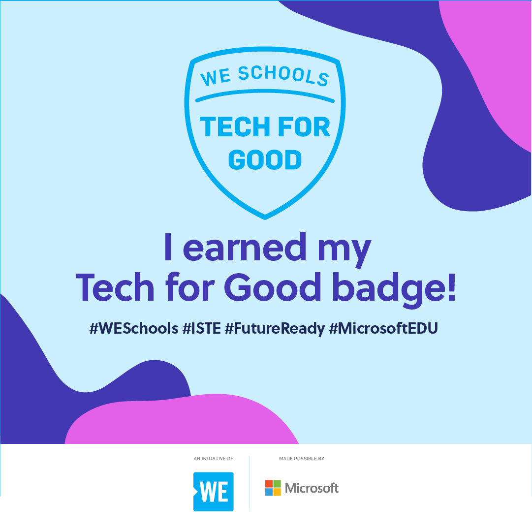 chandni1910's tweet photo. Happy to share my #weschool #techforgood certificate & badge.
#techforgoodchallenge
Great learning always!! #TEambionics #KindnessConnect
@pratibhakohli @vjauhari1
@NavdeepKKular @MicrosoftEDU
@agrasen_model
https://t.co/4VCB1C2q8t https://t.co/niql11SU6R