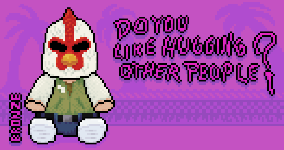 JustTheBronze's tweet photo. do you like hugging other people? aka: jacket becomes a marketable plushie
#pixelart 
#hotlinemiami https://t.co/XSpUPoDn7G