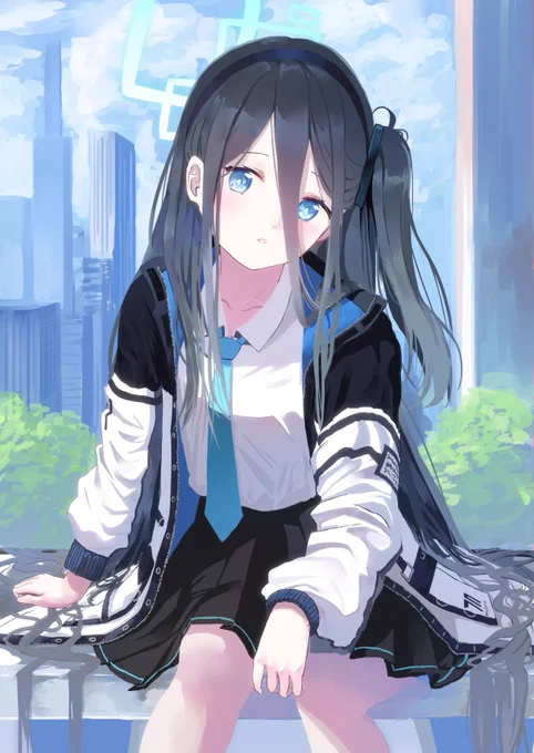 アリス髪めちゃ長くて好き
#ブルアカ 