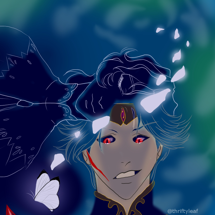 thriftyleaf's tweet photo. Day 1 - Fortune.  #EscaflowneWeek #DilandauAlbatou #CelenaSchezar https://t.co/6lb2dGfMvq