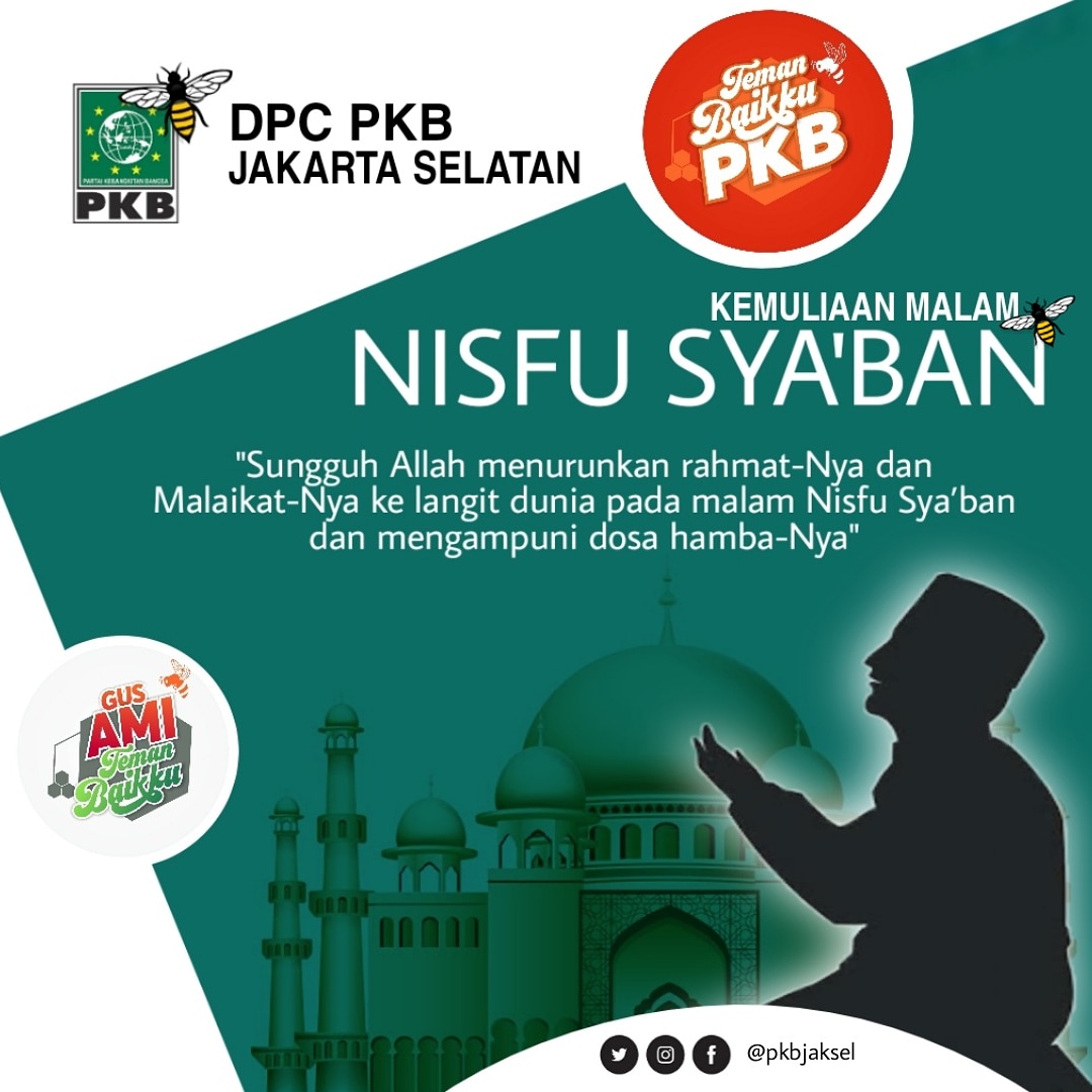 dpcpkbjaksel's tweet image. Kemuliaan Malam Nisfu Sya&apos;ban

&quot;Sungguh Allah menurunkan rahmat-Nya dan Malaikat-Nya ke langit dunia pada malam Nisfu Sya’ban dan mengampuni dosa hamba-Nya&quot;

#nisfusyaban #PkbJaksel #temanbaikku