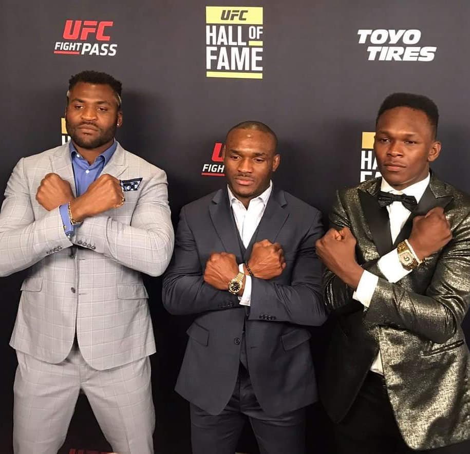 Don’t say anything, just retweet.

- Francis Ngannou 🇨🇲
- Kamaru Usman 🇳🇬
- Israel Adesenya 🇳🇬
 #UFC260