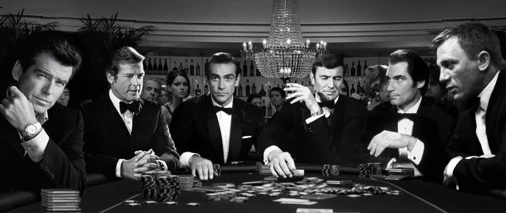 All the James bonds out at the Casino ❤️❤️🍾🍸😎😎🎈🎈🎉🎉