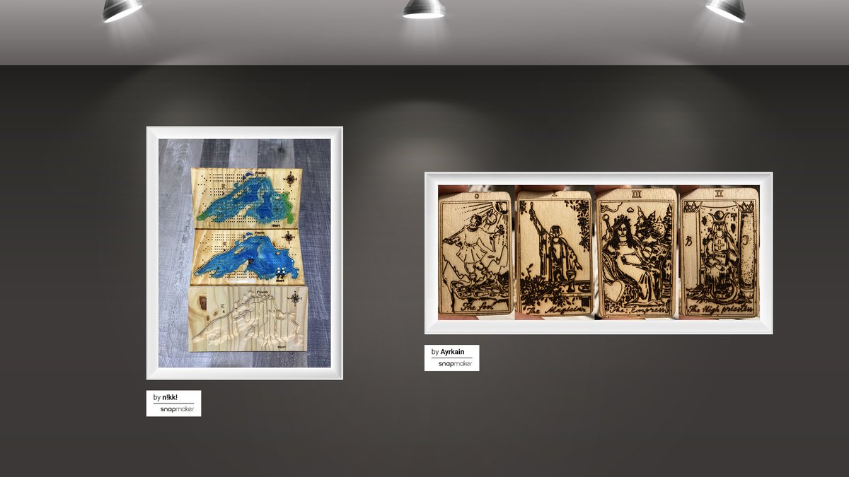 snapmaker's tweet photo. #SnapmakerGallery of March, including some projects from Snapmaking Contest that weren't rewarded but still outstanding. We appreciate the participation of everyone! https://t.co/uJT8TmDzbj