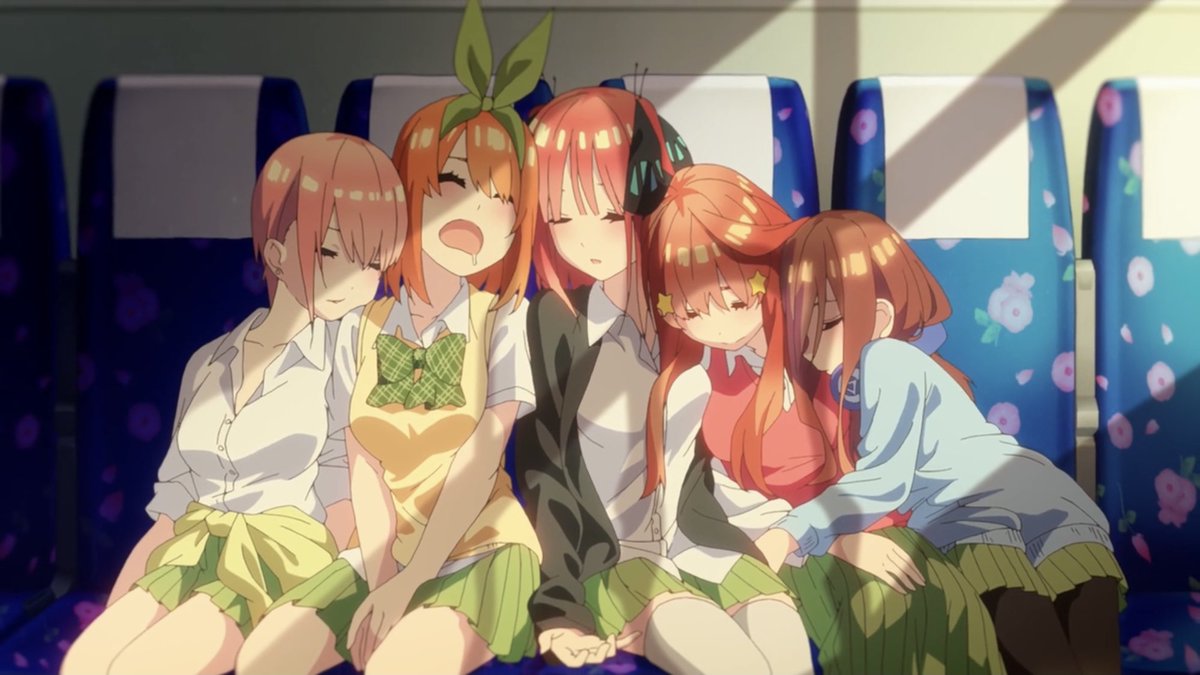 Wing_1103anime's tweet photo. めちゃくちゃ久しぶりの投稿！

さっき『五等分の花嫁』の最終話見たんだけど、思わず泣いてしまった( ˘˘̥ )

続編映画もめっちゃ楽しみ♪

 #五等分の花嫁
 #五等分の花嫁最終回 
 #五等分の花嫁映画 https://t.co/vgqpsLwtRz
