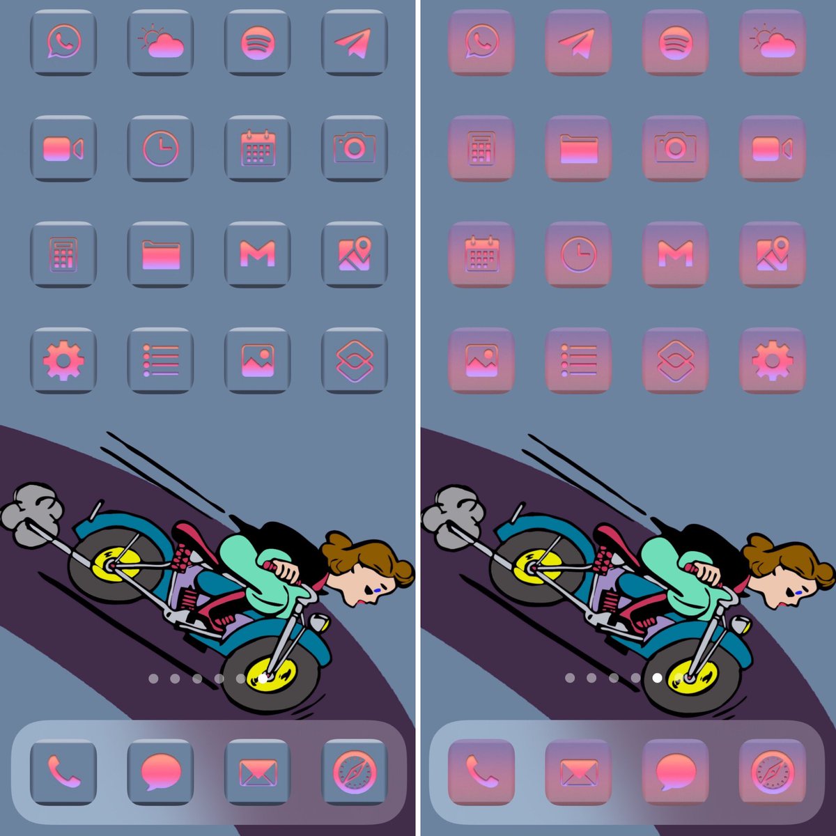 DSprkplg's tweet photo. Happy #SundayWallday!! Today you can find for free on my blog and #instagram: 2 #Wallpapers, 2 sets of 20 #icons each and a #Widgy. Enjoy! 😘
#iPhoneHomescreen
#homescreen
#iPhone
#androidiconpack
#androidwallpaper
#digitalart https://t.co/msqD8iZkBM