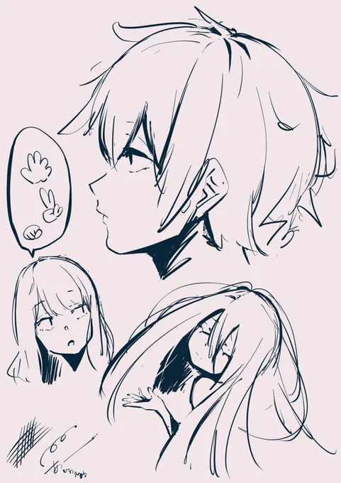 ペン慣らしついでの落書き 